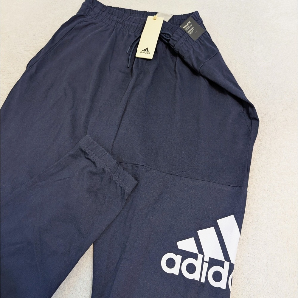 NEW Adidas Lightweight SweatPants Performance Multi Sport Mens XL 34x30 BIG LOGO